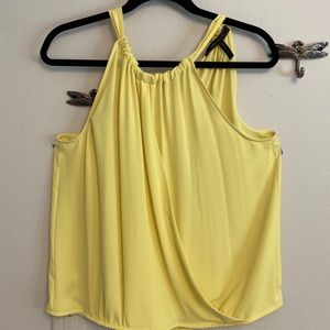 Yellow dress summer top